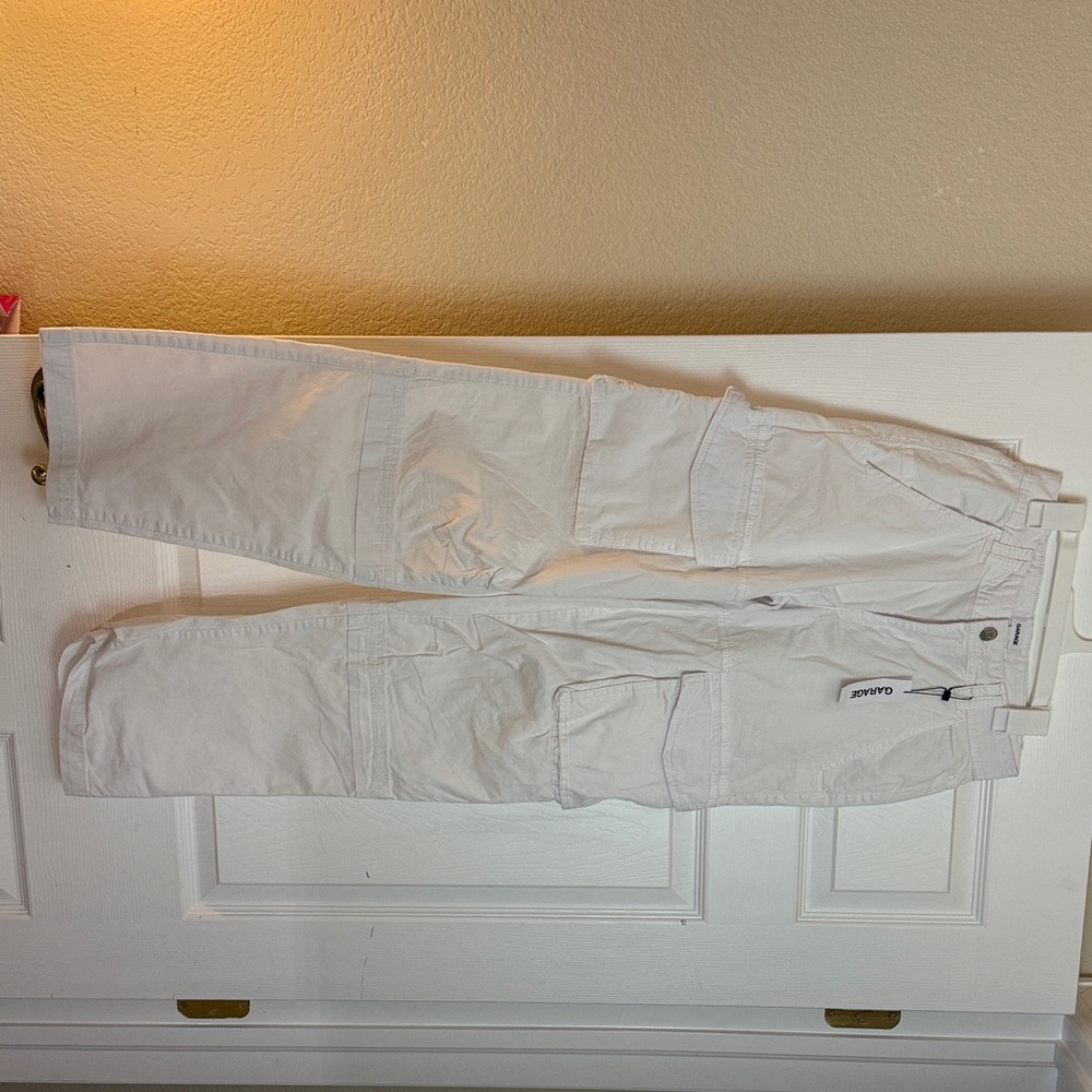 Garage White Cargo Pants